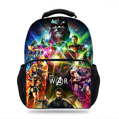 New Casual Men 3d Avengers Infinity War Backpack Kids School bags for boys Felt Backpack teenage girls travel backpack Mochila