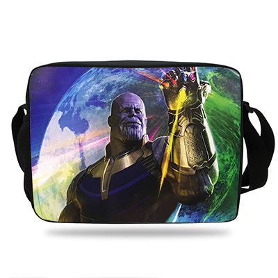 The Avengers Infinity War Printing School Shoulder Messenger Bag For Kids Boys Girls Thanos Print Shoulder Bag For mens womens