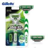 Original Gilltte Mach3 Razor for Men Sensitive Skin Hair Removel Shaving Razor Blade Straight Razor