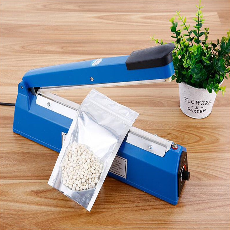 220V Impulse Sealer Hand Heat Sealing Machine Plastic Film Sealer Bag Closer Teflon Sealer Kitchen Storage Tool