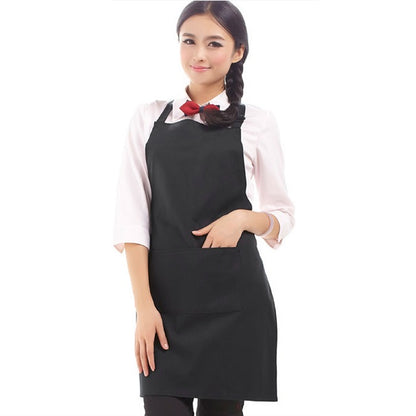 5 Colors Unisex Sleeveless Simple Adjustable Plain Apron with Front Pocket Butcher Waiter Chefs Cooking Aprons Craft