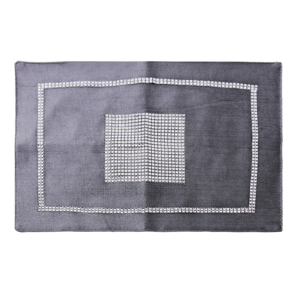 High Quality Table Napkins Mat Cloth Polyester Diamond Patchwork Vintage Restaurant Wedding Party Home Hotel Decoration 30x40CM