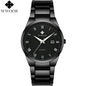 WWOOR Business Watches Men Stainless Steel Waterproof Sports Watches Men's Quartz Analog Date Simple Clock Male  Wrist Watch