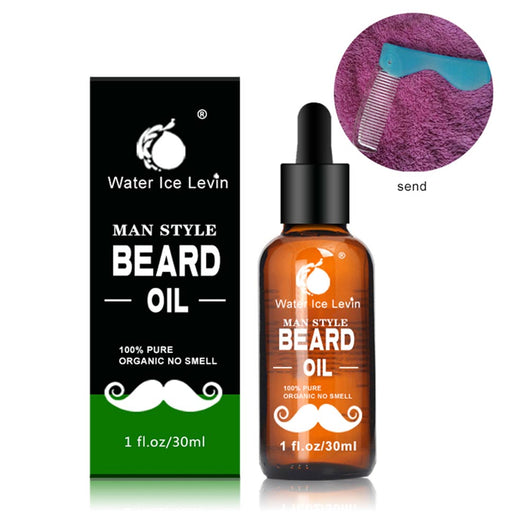 30ml Men Beard Oil for Styling Smoothing Mustache Growth Care Conditioner Softener Facial Grooming After Shaving Beard Care Oil