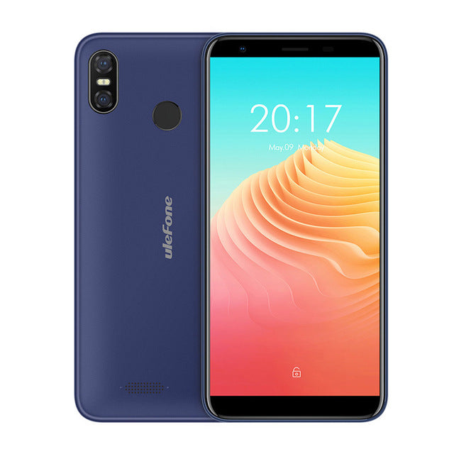 Ulefone S9 Pro 5.5 inch HD+ Android 8.1 Mobile Phone 2GB RAM 16GB ROM MTK6739 Quad Core 13MP+5MP OTG Dual SIM VoLTE 4G Cellphone