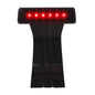 VODOOL 12V ABS Durable LED Tail Brake High Mount Car Red LED Rear Stop Light Tail Brake Lamp for JEEP Wrangler Car Stop Lights