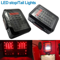 1pair Car LED Rear Tail Light Brake Turn Signal Reverse Lamp for Jeep Wrangler JK 07-16 CSL2017