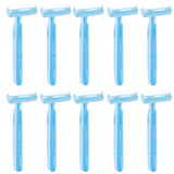 5pcs/10pcs Stainless Steel Blade Razor Bathrooms Disposable Safety Shaving Handle Razor for Man Face Care Shaving