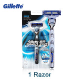 Gillette Mach 3 Turbo Shaving Razor Blades Safety Razor for Men Smooth Shaving without Irritation Face Care