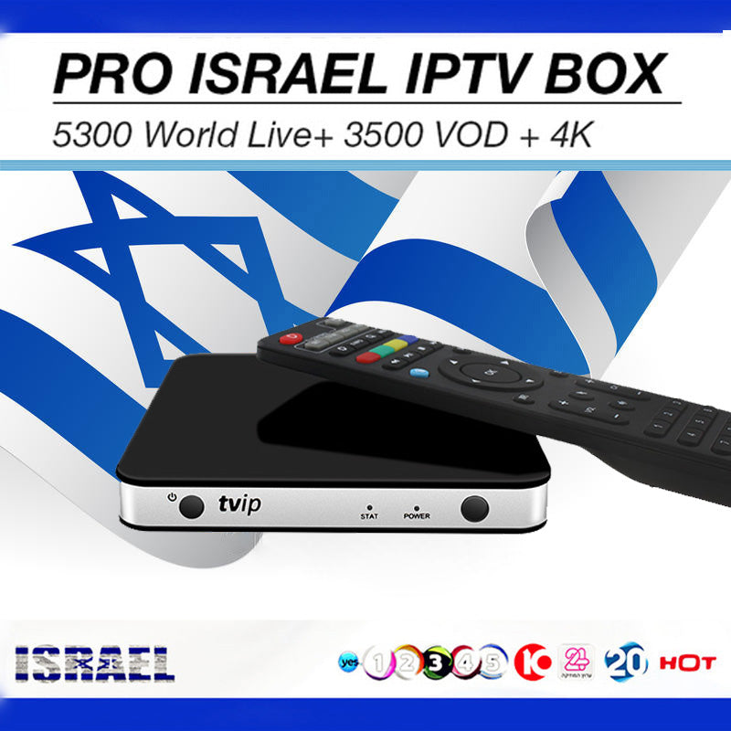 TVIP605 Android Linux Smart TV Box Nordic Sweden Norway Israel 6/12 IPTV Subscription 4800+ Channels Same function like MAG 250