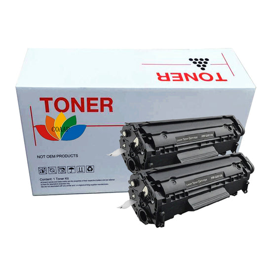 2 pk compatible hp 12a q2612a Laserjet 1022 3015 3030 3010 3050 3052 3055 1022n M1319f printer toner cartridge