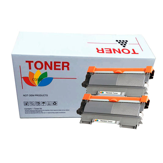 2x Laser Toner Cartridge for Compatible Brother TN2220 MFC-7360N MFC-7460DN MFC-7860DW Printer