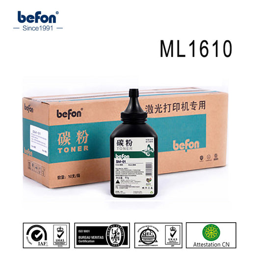 befon Refilled black Toner Powder compatible for Samsung ML1610 1610 SCX-4521F 4321 ML-1610D2 2010D3 4200 Xerox 3116 3117 PE220