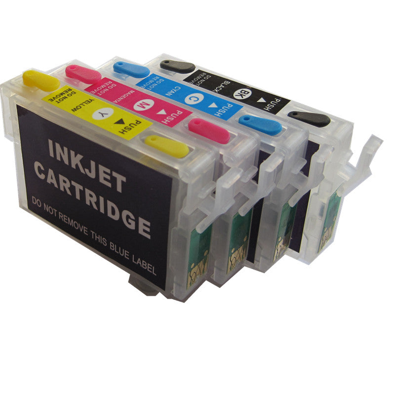 1set 73N T0731N -T0734N refillable ink cartridge for epson T10 T11 T20 T20E TX213 TX100 TX209 TX409 printer Auto reset chip