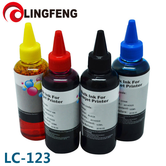 Printer ink Refill kit bulk ink for Brother LC123 mfc-J4510DW MFC-J4610DW Printer Ink Cartridge refill LC123 MFC-J4410DW J4710DW