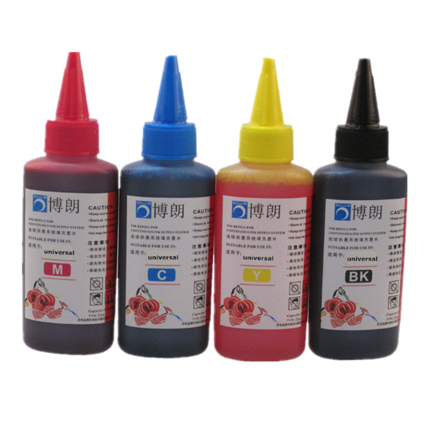 400ML Universal Refill Ink kit for Epson Canon HP Brother Lexmark DELL Kodak Inkjet Printer CISS ink Cartridge Printer Ink 4ink
