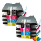 2 Set LC985 LC975 LC39 For Brother Compatible Ink Cartridge Model DCP-J125 DCP-J315W DCP-J515W Printer Ink