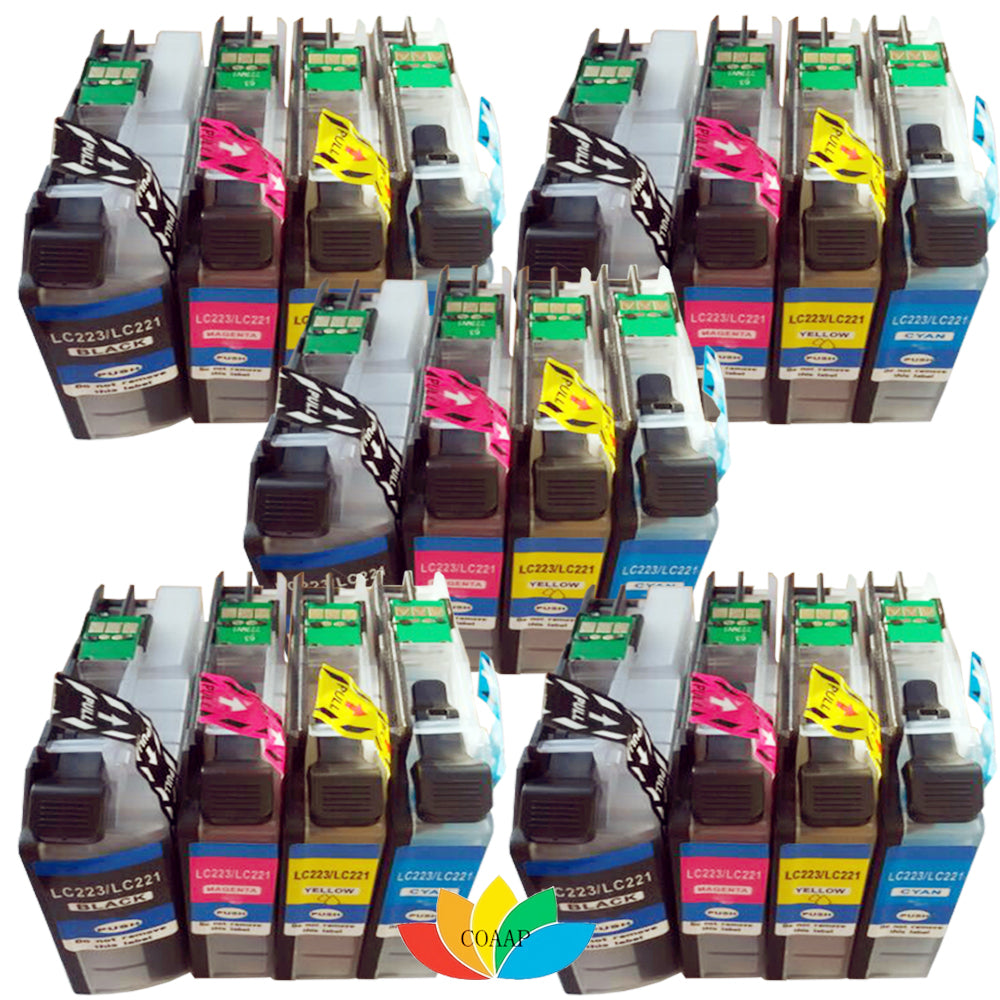 20 LC223 LC221 Ink Cartridge for Compatible Brother LC 223 MFC J5320DW J5620DW J5625DW J5720DW J4620DW J4625DW J480DW J680DW