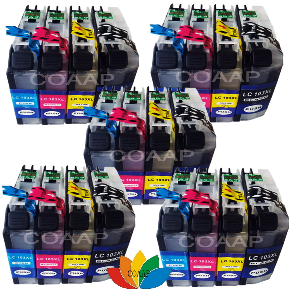 20x Compatible LC103XL LC-103XL Ink Cartridge For Brother MFC-J470DW MFC-J650DW MFC-J875DW MFC-J4510DW MFC-J6520DW MFC-J870DW