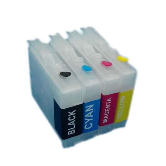 for brother LC10 LC37 LC51 LC57 LC960 LC970 LC1000  Empty refillable cartridge for broth DCP-130C 135C 150C DCP-330C DCP-350C