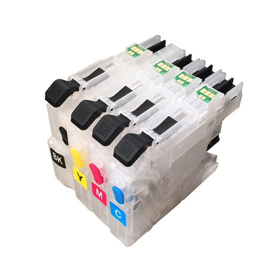 1Set LC563 BK C M Y Refillable Ink cartridge for Brother MFC-J2510 MFC-J2310 MFC-J3720 MFC-J3520 printer