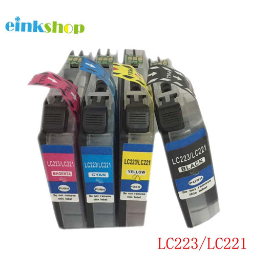 1Set LC223 LC221 Compatible Ink Cartridge For Brtoher DCP-J562DW/J4120DW/MFC-J480DW/J680DW/J880DW/J4620DW/J5720DW/J5320DW