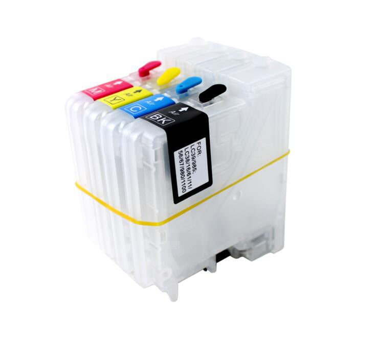 LC11 LC16 LC38 LC61 LC65 LC67 LC980 LC1100 LC985 refill Ink Cartridge for Brother DCP- J140W DCP-145C DCP-165C DCP-185C DCP-195C