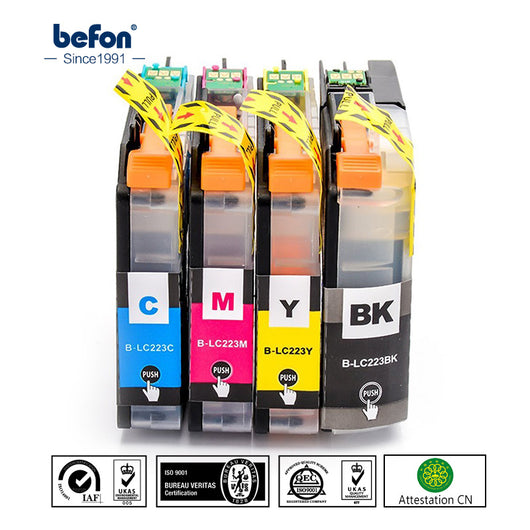 befon 223 Cartridge Replacement for Brother LC223 LC 223 LC223Bk Ink Cartridge for DCP-J4120DW MFC-J4420DW/J4620DW 4625DW 5320DW