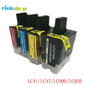1Set LC41 LC47 LC900 LC950 LC09 Ink Cartridge For Brother  DCP110C 115C 120C 310C 315CN 320CN MFC210C 410CN 420CN 425CN 610CLN