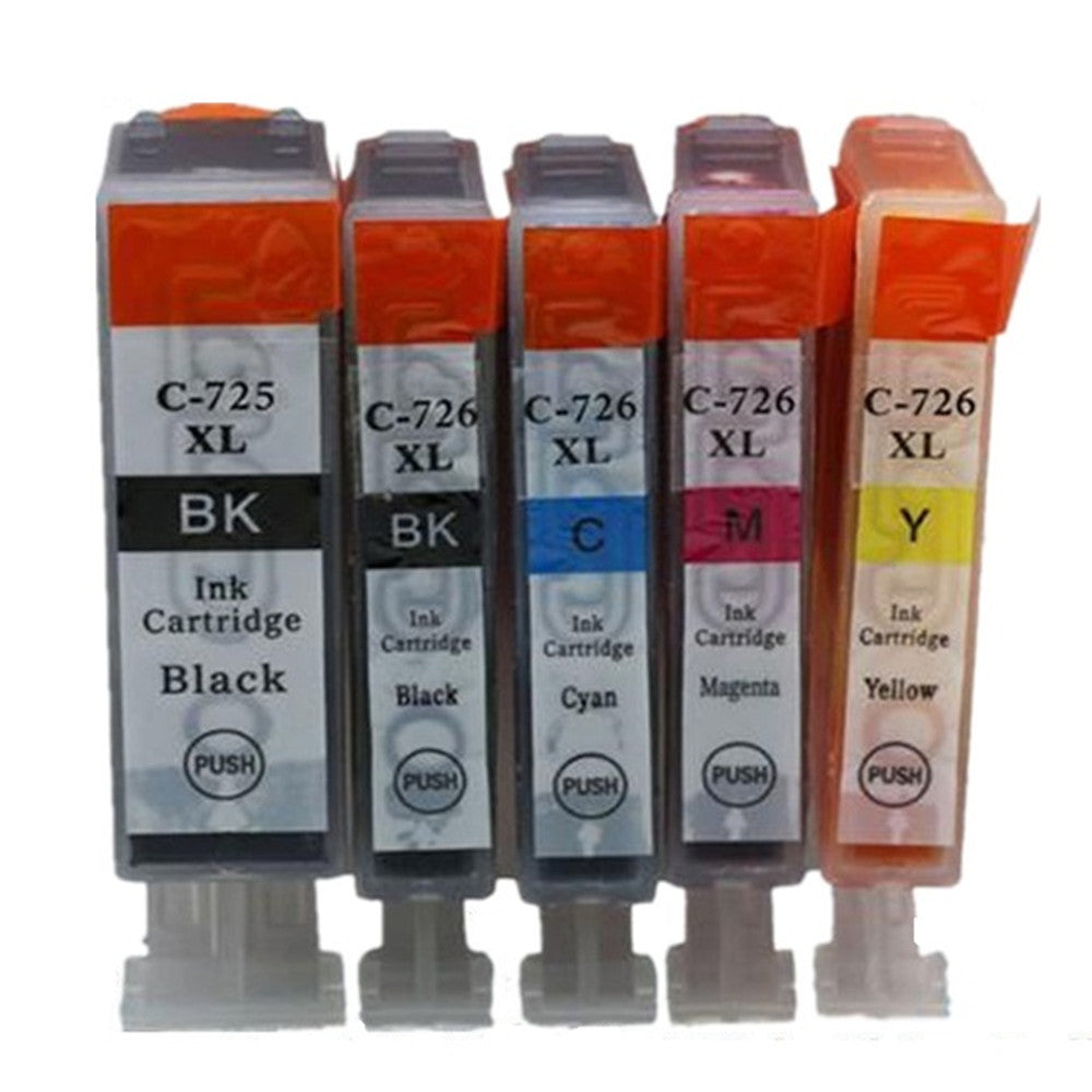 Replacement PGI-725 CLI-726 PGI-725XL PGI 725 725XL PGI725 PGI725XL Ink Cartridges For Canon Pixma MG5270 MG5370 MX886 MX897