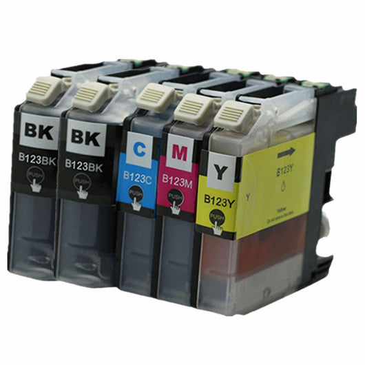 Replacement LC123 LC-123 LC 123 XL LC123XL Ink  Cartridge For Brother MFC-J650DW MFC-J6720DW MFC-J6520DW DCP-J4110DW DCP-J132W