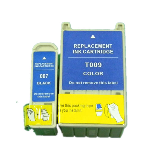 Replacement 4 Pcs 2 Set T007 T009 E-007 E-009 Ink Cartridges For Epson Stylus Photo 900 1270 1280 1290 1290S