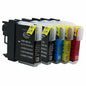 5 x LC61 LC65 LC67 LC-61 LC-65 LC-67 LC 61 65 67 Ink Cartridges Replacement For Brother MFC-5490CW/5890CN/6490CN/6490CW 6890CDW