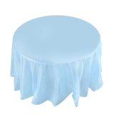 84inch Round Tablecloth Cover Waterproof Oilproof Plastic Table Cloth Wedding Party Camp Dinner Banquet Restaurant Decoration