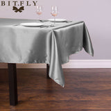 5pcs/ Pack  Rectangular Satin Tablecloth 21 colors Table Cover for Wedding Party Restaurant Banquet Decorations by free shipping