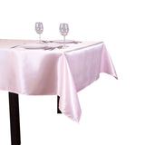 57x 126 inch Rectangular Satin Tablecloth White/Black Tablecloths  Table Cover for Wedding Party Restaurant Banquet Decorations