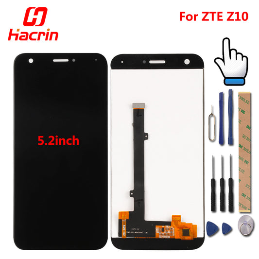 ZTE Z10 LCD Display+Touch Screen Test Good Digitizer Assembly Glass Panel Replacement For ZTE Blade A512 Z10