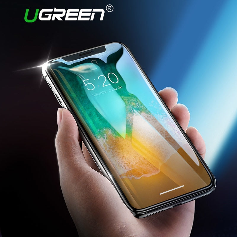 Ugreen Screen Protector Tempered Glass For iPhone 7 8 X 6 6s 6Plus 7Plus 8Plus HD Protective Film For iPhone X Tempered Glass