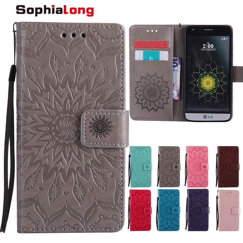 SophiaLong Leather Case sFor Fundas LG G5 G6 case For coque LG G6 H868 LGG5 Wallet Cover For LGG6 G 6 stand Phone Cases Boots