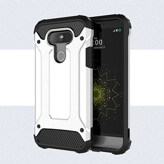 Xnyocn for Phone Case Lg G5 Cover Anti-knock Silicone Armor Hard Plastic Back Case for Lg G5 Lgg5 Protective Case H850 Funda