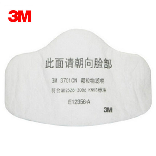 10pcs 3M 3701CN Filter cotton 3M 3200 Gas Mask Supporting  Dust Filter KN95 Pro Anti Industrial Construction Dust Pollen Haze
