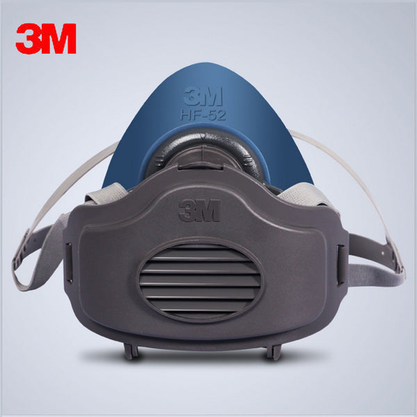 3MHF52+10pc3701Filter cotton Quality silicone Half Face Gas Mask KN95 Dust Anti industrial conatruction Dust pollen Haze poison