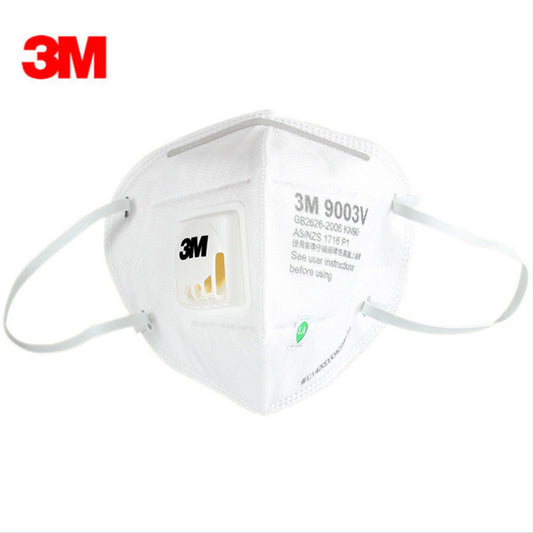 5pc 3M9003V Children Anti dust PM 2.5 Mask Anti influenza Breathing valve non woven fabric folding filter mask KN90 safety masks