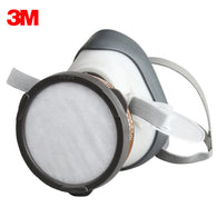 3M 1201 Half face Dust respirator Against Organic Gas Mask steam filtration(Benzene and homologues gasoline carbon disulfide)