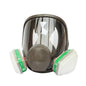 3M 6800 Gas Mask Suit Silicone Full Face Respirator Masks With Filter Cartridge Safety Mask Painting Spraying Toxic Gas Prevent