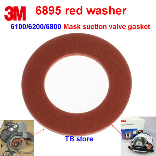 3M 6895 2PCS Breathing hole washer 6200/6800 Gas mask Air inlet seal Protect the gasket 6000 Series mask replace Gaskets