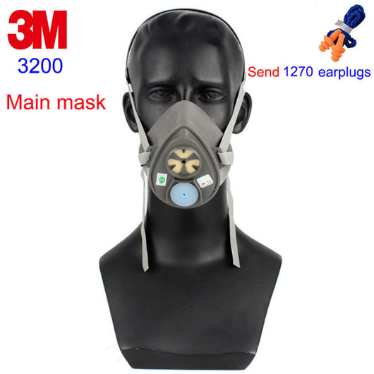 3M 3200 respirator mask Dust / Antivirus 2 type filter mask Can cooperate with 3001/3003 / 3N11 / 3701 and other filters
