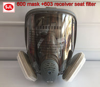 SJL 600 Gas mask + 3M 603 Holder 5N11 filter cotton 501 filter box respirator mask against dust PM2.5 Welding fumes filter mask