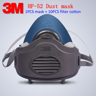 3M HF-52 respirator dust mask new style Genuine 3200 upgrade version respirator mask PM2.5 Industrial dust Ride filter mask