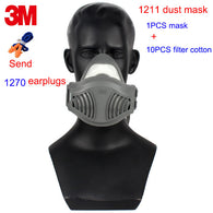 3M 1211 respirator dust mask KN90 particulates respirator mask against dust pollen PM2.5 microorganism filter mask